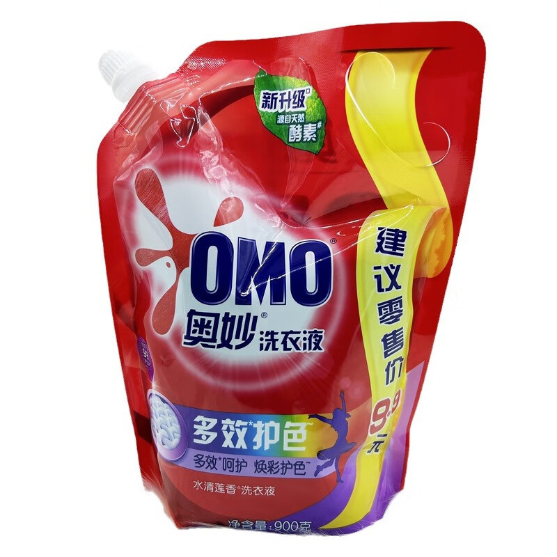 洗衣液多效护色深层洁净桉树艾薰衣草水清莲香 奥妙多效护色洗衣液