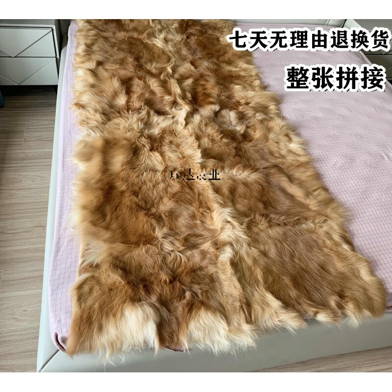 克莱朵狗皮褥子皮毛一体冬季保暖防寒单双人学生宿舍床褥皮草床垫真的