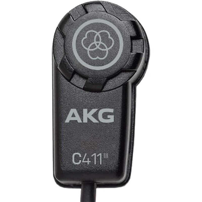 akg pro audio c411 pp 高性能微型电容式拾音器 mpav标准xlr接头