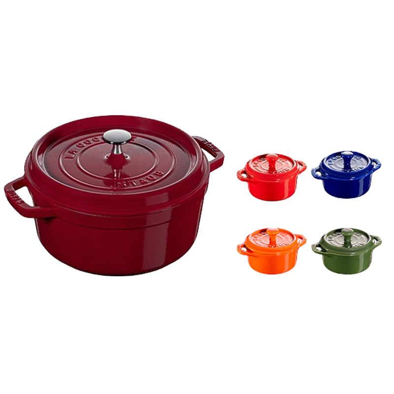 ������staub�����Ź�������������������������մ�����ó����๦�ܹ�����װ ��24cm�ƺ�+��ɫ�մ���10cm�� 1879.2Ԫ