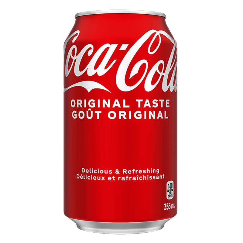 可口可乐碳酸饮料易拉罐355ml*15/32 红色 32罐装(原箱)2024-2月