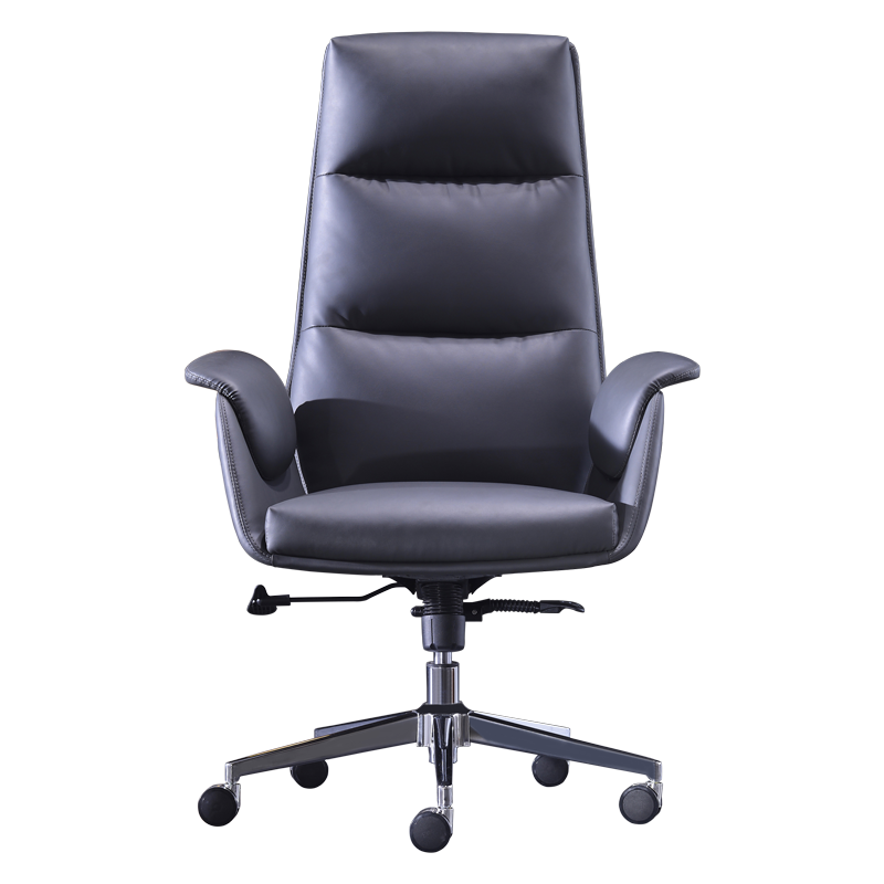 罗氏兄弟 办公椅 电脑椅 办公室老板椅总裁椅头层牛皮皮椅转椅豪华轻奢人体工学椅子171a牛皮款