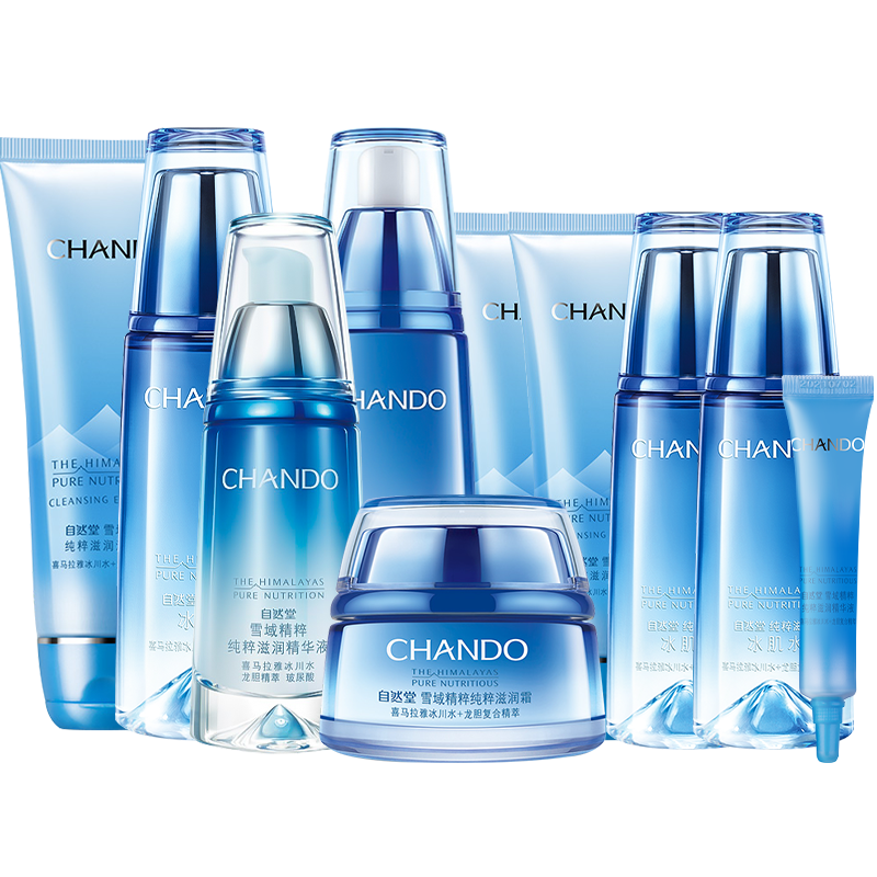 ���ڲ�������Ȼ�ã�CHANDO�� ��Ȼ�û���Ʒ��װŮ ѩ�򾫴ⲹˮ��ʪ����ױƷ���� [5����]��+ˮ+��+��+��˪ 315Ԫ