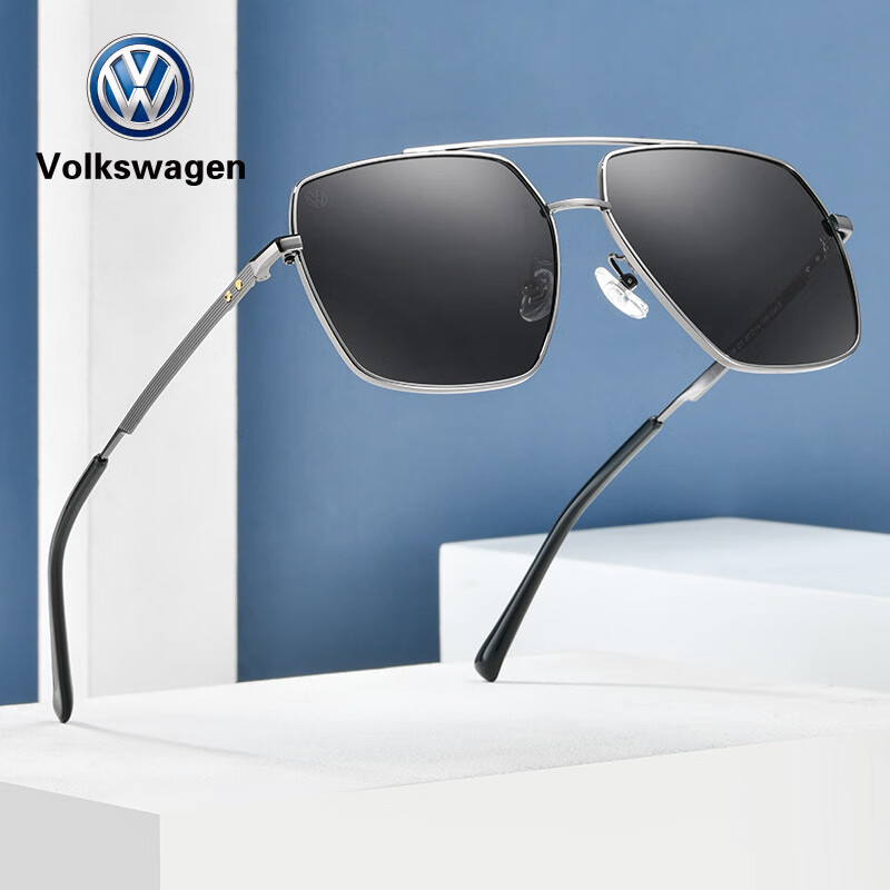 volkswagen德国大众volkswagen太阳眼镜男开车时尚墨镜116 c1-枪框黑