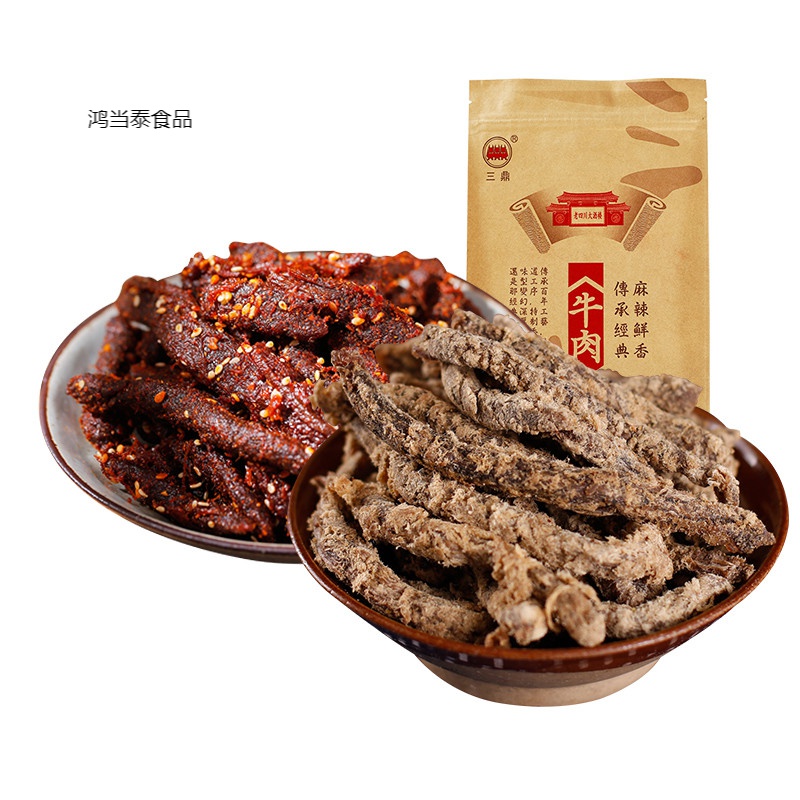 牛肉干250g手撕五香麻辣味老四川大酒楼重庆四川特产零食小吃 五香