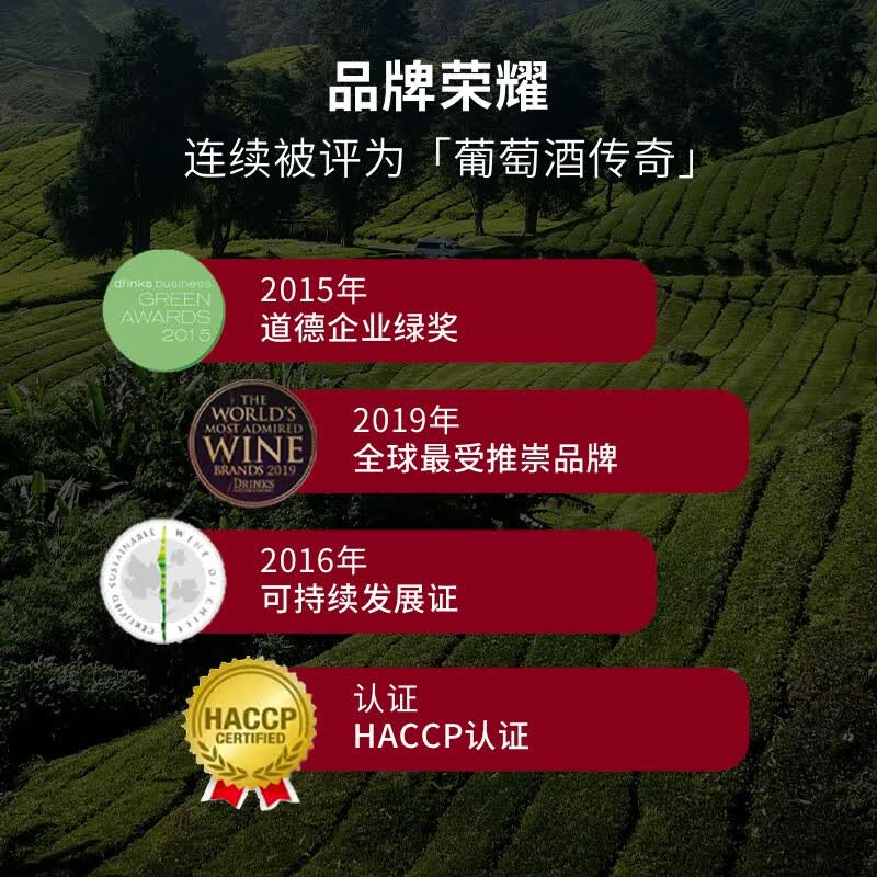 娜缇瓦赤霞珠干红葡萄酒 圣丽塔苏安蒂诺酒庄 娜缇瓦赤霞珠750ml*6主