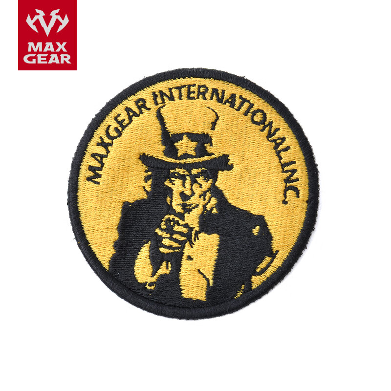 MAXGEAR 山姆大叔魔术贴章 户外个性贴章 肩章 胸章 臂章 背包贴 3614 山姆大叔-黄底黑色使用感如何?