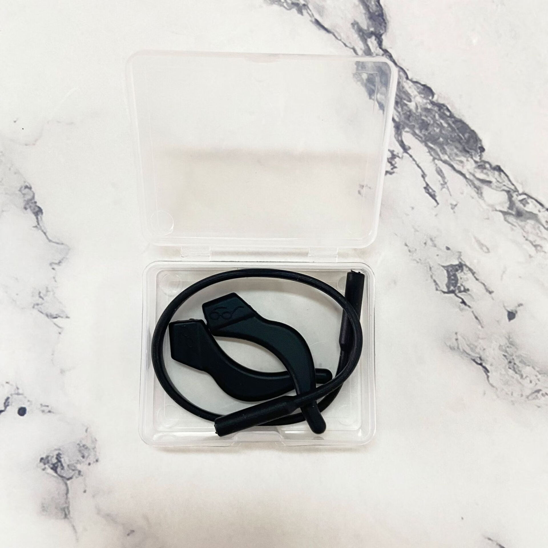 祥蓝尔眼镜硅胶防滑套耳套耳勾耳托耳挂眼镜配件固定柔软绳套装眼镜链