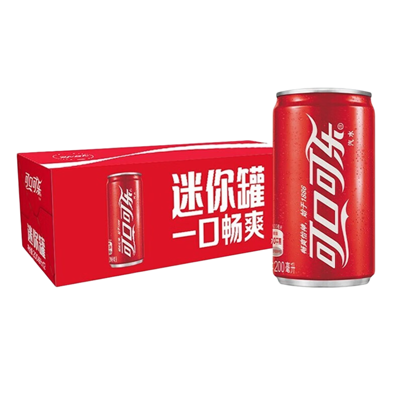 CocaCola/�ɿڿ��� ������ζ ��װ ̼������ ԭζ 200ml 12�� 14.8Ԫ