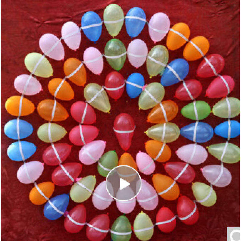 澳颜莱3号小气球爱华打靶欢乐活动乳胶水球打气球摆地摊500个一包bb的