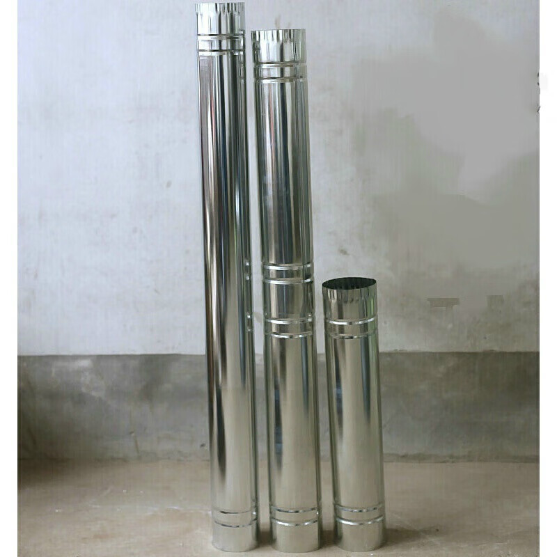 哩也波哩也烟囱家用排烟管加厚白铁皮烟囱家用取暖炉排烟管煤球炉取暖