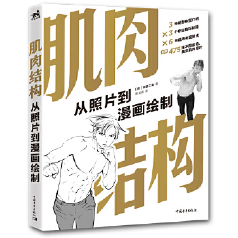 肌肉结构:从照片到漫画绘制 zbgt湖北 中国青年出版社
