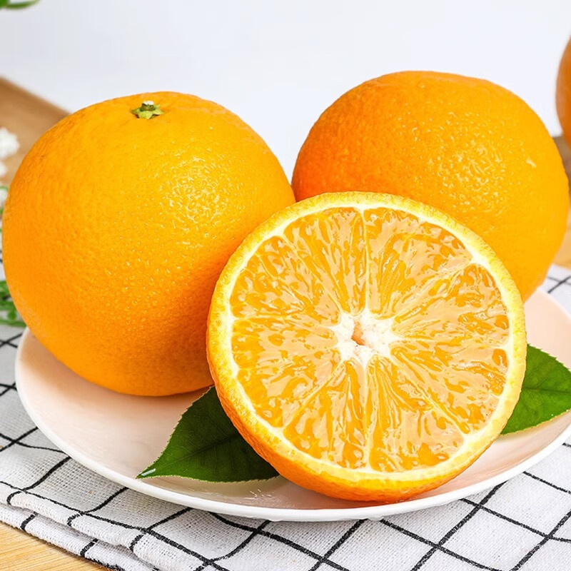 琪江果湖南麻阳冰糖橙 手剥高山甜脐橙子当季新鲜水果整箱 麻阳冰糖橙净重4.5斤55-60mm小果