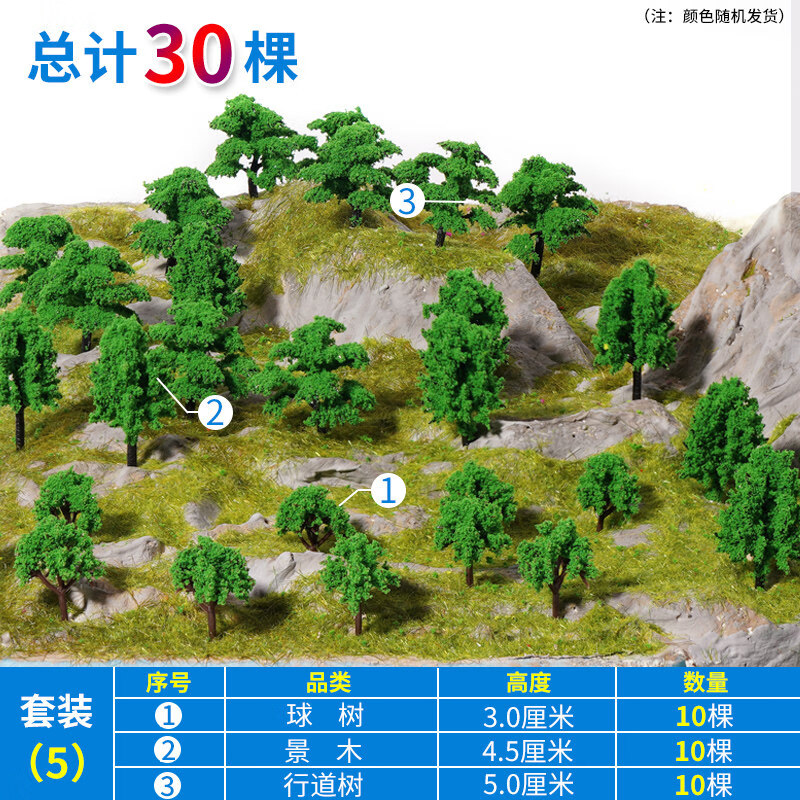 建筑沙盘模型工具套装 建筑沙盘diy手工制作模型材料 场景微景观树