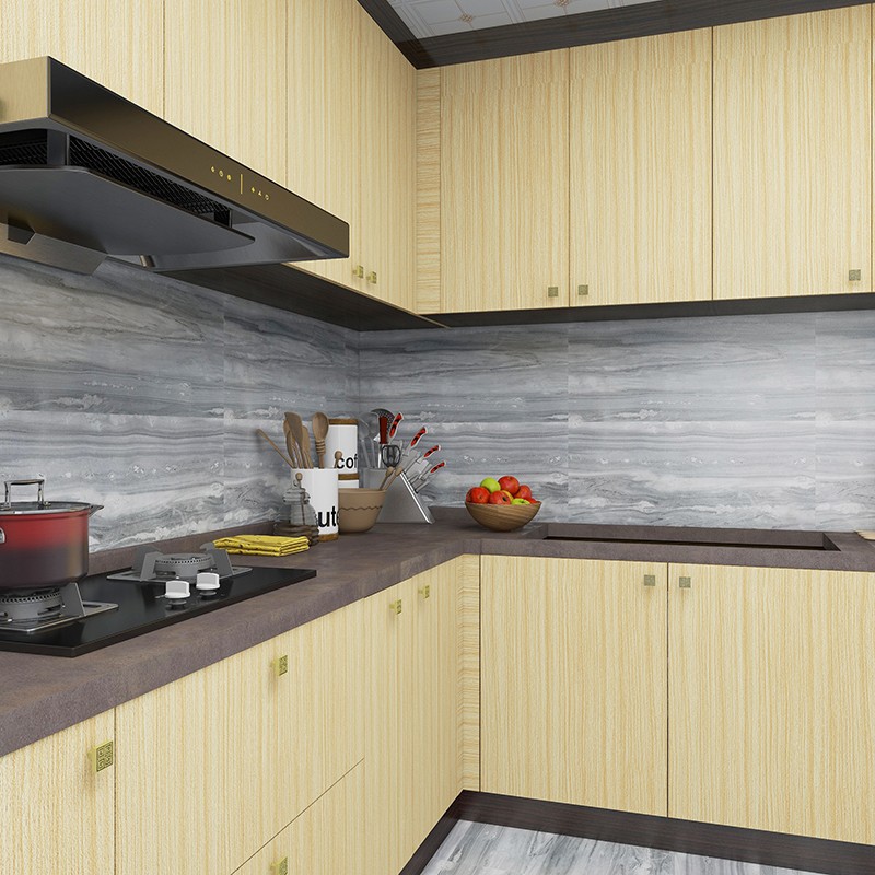 柜子贴纸衣柜门家具翻新改色桌面贴膜防潮墙纸自粘加厚烤漆木纹纯色