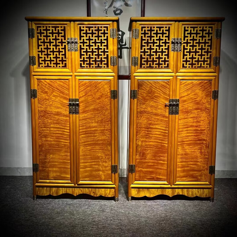 温朵金丝楠木小叶桢楠衣柜高端大气外型美观(订金尾款货到付清) 小叶