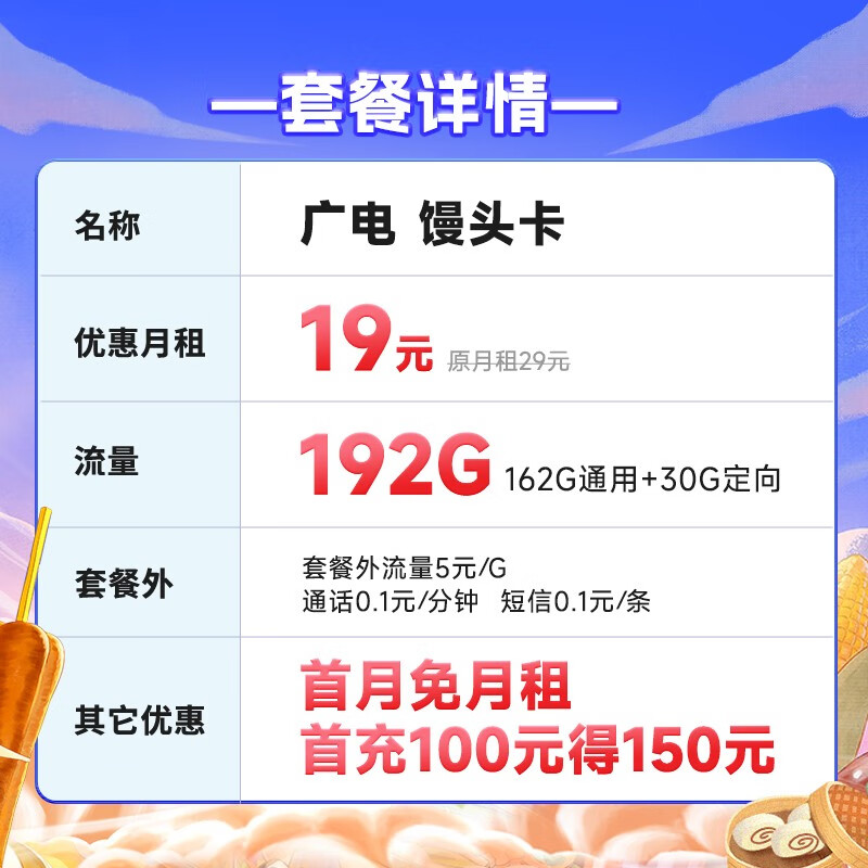 电话卡5G卡福兔卡手机卡中国电信馒头流量评测性价比高吗？老用户评测分析！