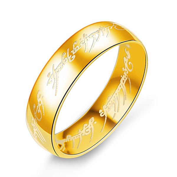 托托贴贴 指环王戒指 魔戒指环王戒指潮男霸气情侣尾戒女sn9669 魔戒