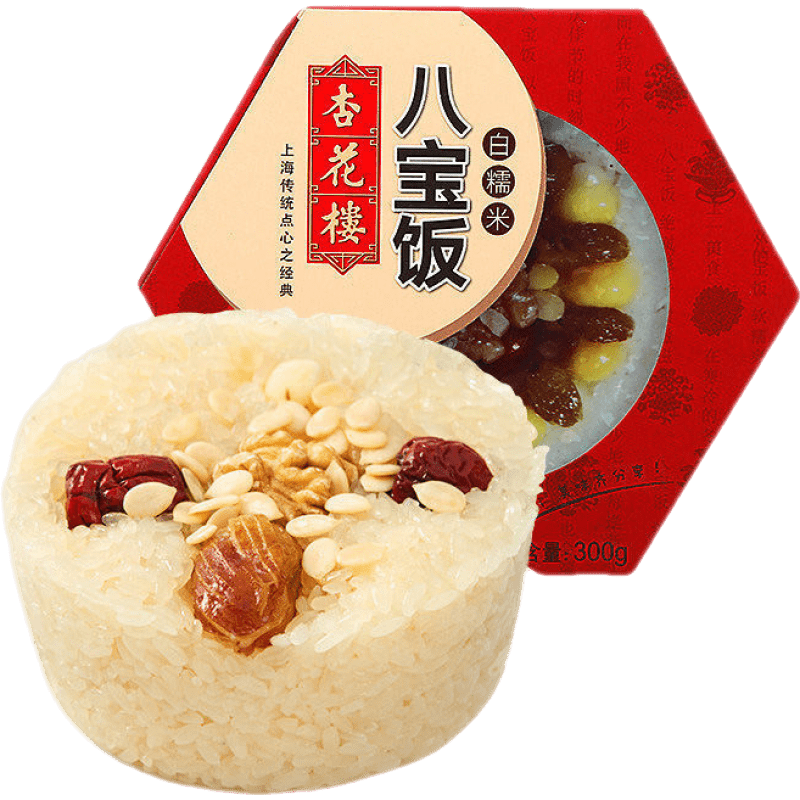 沈大成沈大成  八寶飯 香糯米飯血糯方便年貨食品 老上海特產(chǎn) 香糯八寶飯250g*1