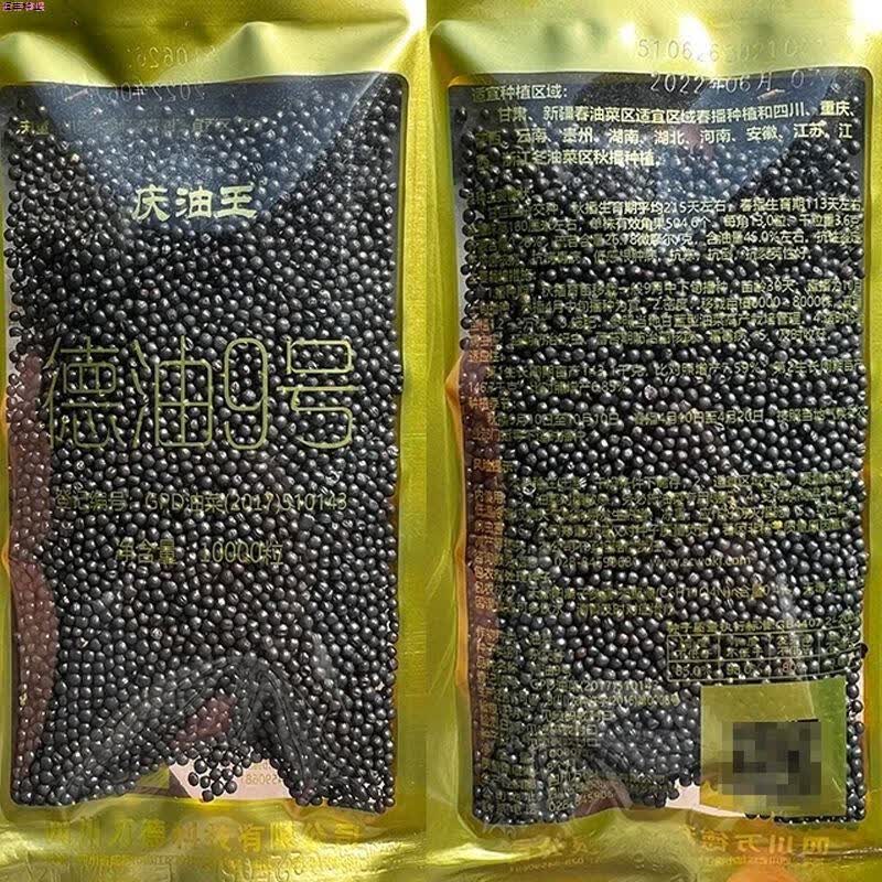 杂交稳产油菜种子华油杂50矮杆耐寒抗倒早熟油菜籽高油菜花种子 圣光