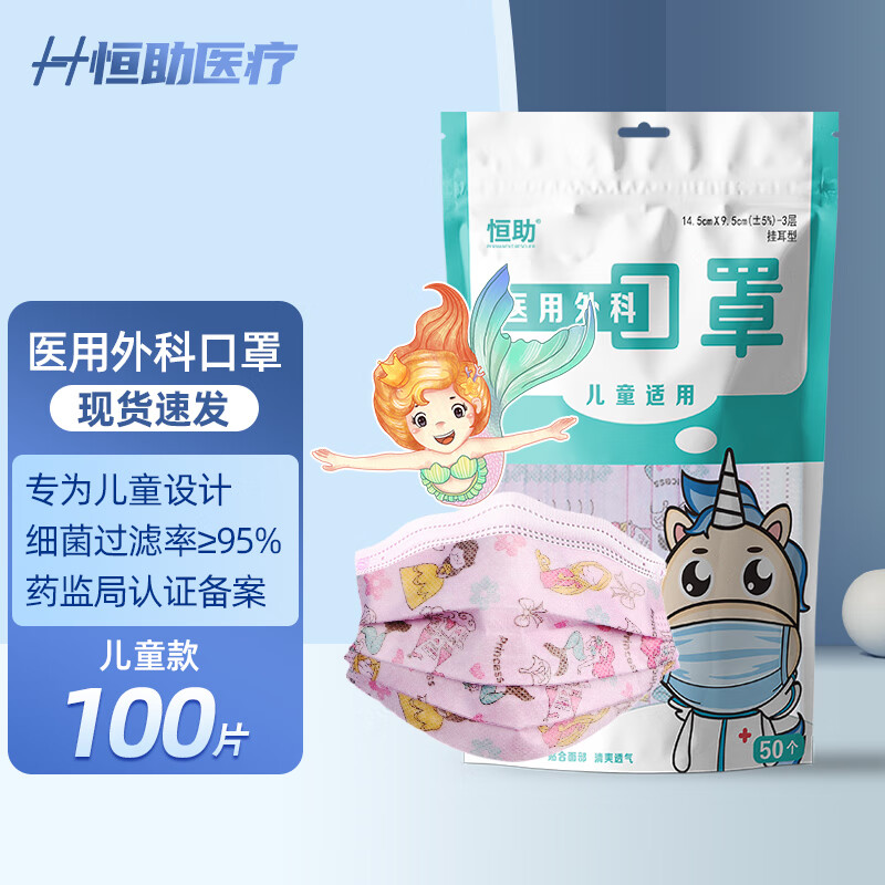 口罩价格走势解析:恒助品牌儿童医用口罩适合4-12岁的童鞋们