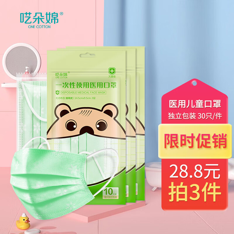 呓朵婂医用儿童口罩价格历史及销量趋势分析