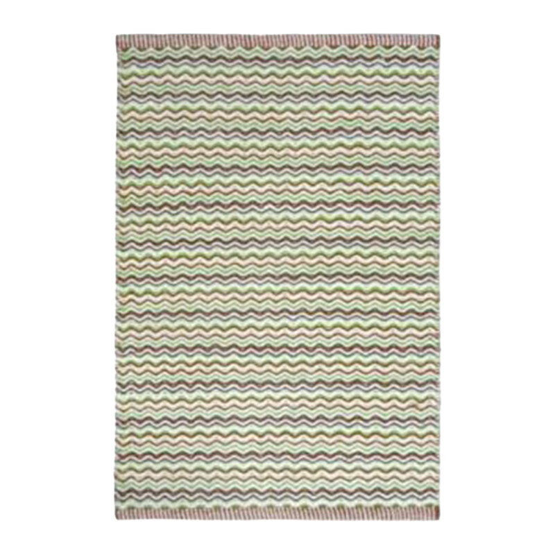 书房衣帽间卧室床边毯小客厅非棉麻榻榻米 山形条纹forest 80cmx160cm