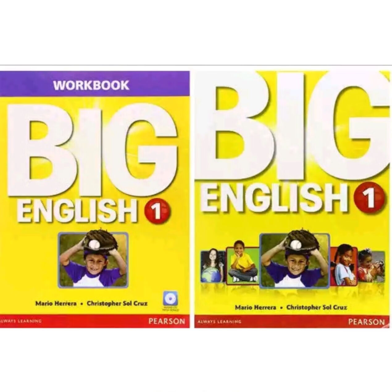 二手书9成新big english 1/2/3级别 旧版版 学生套装1本教材和1本 1