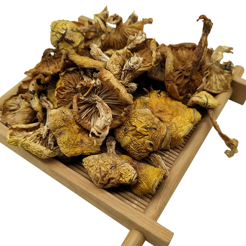 云舵 东北小黄蘑松树油蘑小黄蘑蘑菇干货小鸡炖蘑菇250g 菇250g