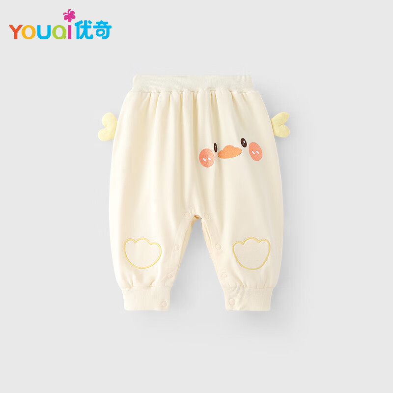 优奇婴儿大pp裤秋季开裆裤洋气男宝宝大屁屁裤春秋款女宝宝裤子