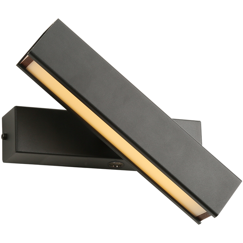 愛(ài)斯蘭床頭壁燈臥室閱讀燈無(wú)極調光護眼防眩全光譜可調節角度LED墻燈 【接線(xiàn)升級款】黑-7W/觸碰無(wú)極調光