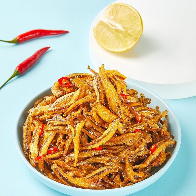 乡乡嘴小鱼仔即食毛毛鱼零食香辣小鱼干湖南特产休闲零食小汁鱼小吃 【混合味】20包140g