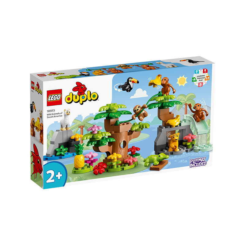 乐高得宝DUPLO10973:南美洲野生动物2岁+早教玩具,价格走势查询和市场分析-乐高官方APP下载推荐