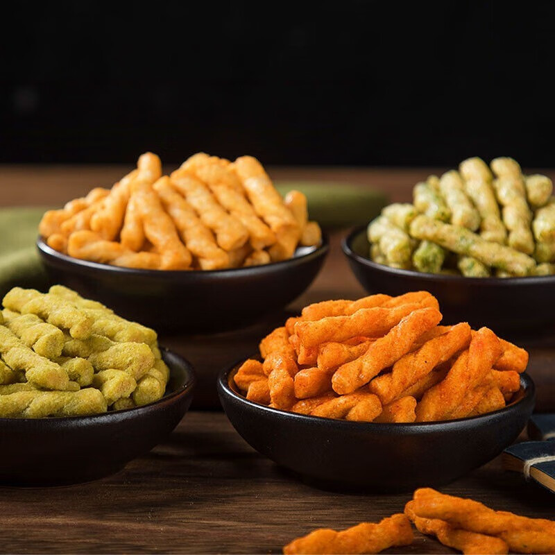 味滋源 小麻花 香酥脆多味小麻花 休闲零食 独立包装 实惠价 小麻花500g/袋 葱香味 1件