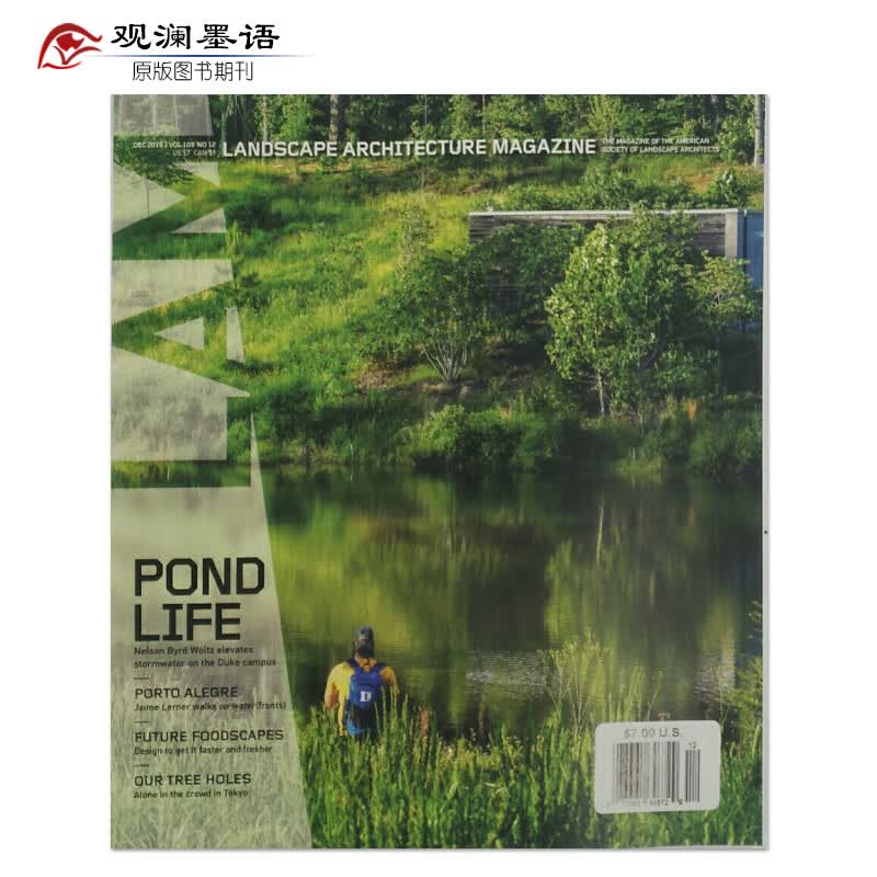 【单期可选】Landscape Architecture 美国景观建筑设计杂志 2019/20年月刊 2019年12月刊
