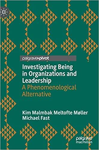 预订investigating being in organizations and leadership: a