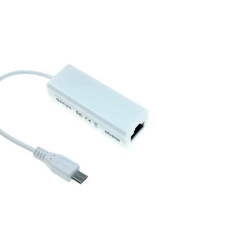 microusb转rj45,microusb读卡器 斩盾适用树莓派zero 有线网线转换器 micro usb转rj45以太网千兆网卡
