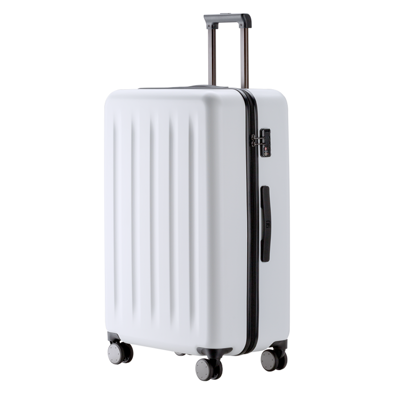90分行李箱28英寸商務(wù)拉桿箱大容量旅行箱密碼箱托運箱子多瑙河白色
