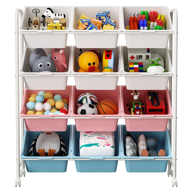 SOFS 玩具收纳架宝宝分类整理玩具架收纳柜储物箱