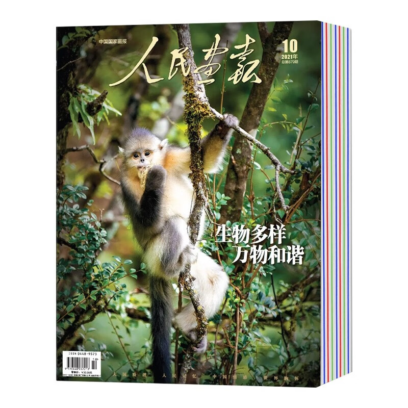 【正版现货】 人民画报杂志2021年1-12月+2020年1-12月+2017/2018/2020/2021年两会图讯增刊【无版权页无目录】 无目录2021年10月