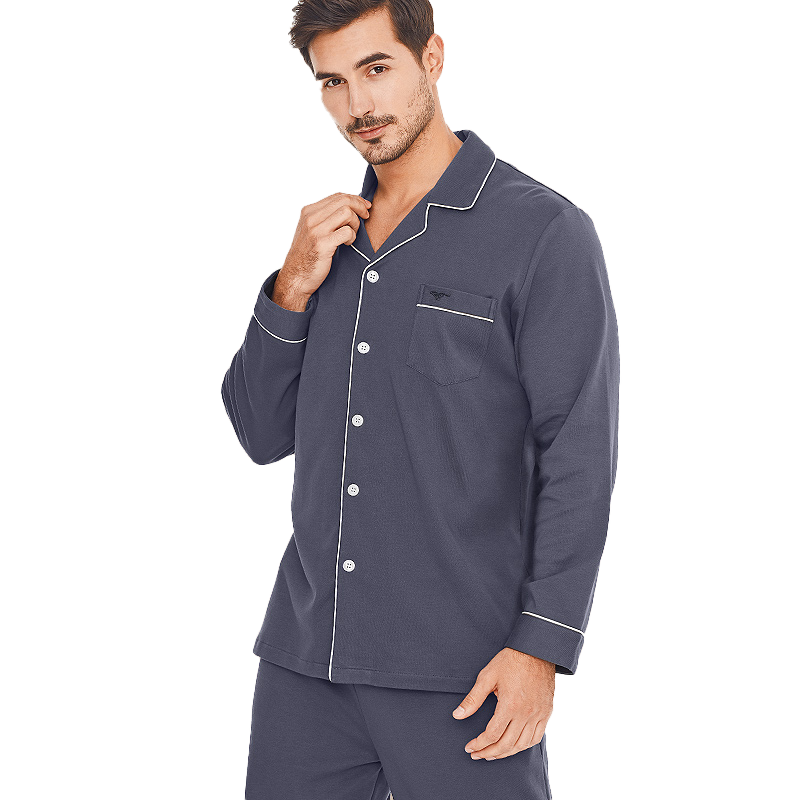 ���ڲ�������ƥ�ǼҾӷ���ʿ˯������װ�����ﶬ��˯�����걣ů�������ȫ�޾Ӽ� ���������װ L (��ʿ�Ƽ�����120-140��)