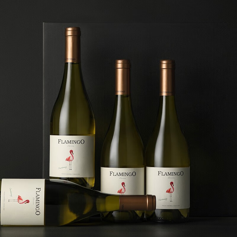 【原瓶原装进口】智利红酒 火烈鸟莎当妮750ml干白葡萄酒13.