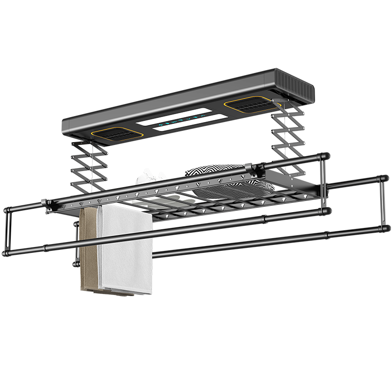 金贵夫人电动晾衣架阳台自动晾衣机智能遥控升降晾衣杆APP晒衣架凉衣架 Xm4黑色