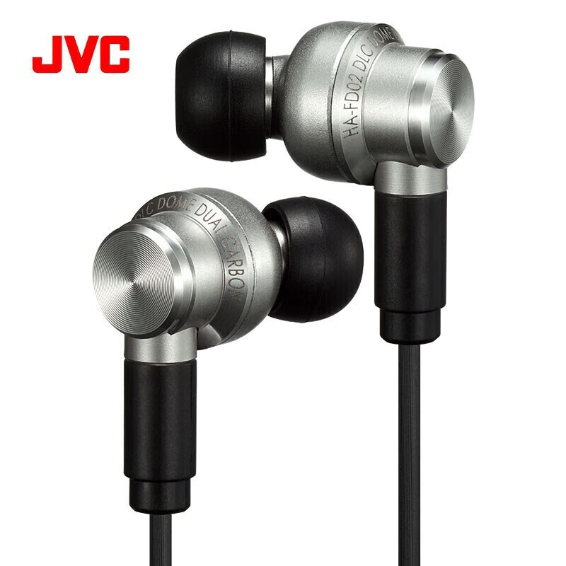 JVC 杰伟世 HA-FD02 入耳式耳机 发烧级hifi 有线绕耳 可换线设计 高解析流行人声女毒