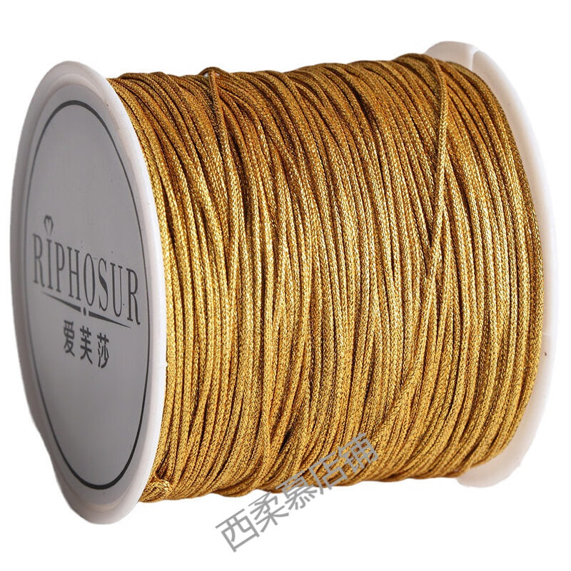 西柔慕 72号玉线金色金线金丝线手工编织绳手链绳子手编绳编手绳编绳