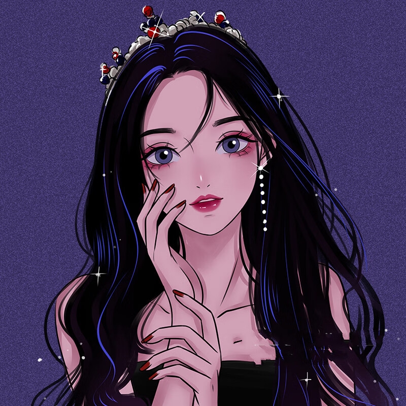 仟舞手绘头像定制微信头像画情侣真人照片动漫画卡通设计原 童话/迷雾