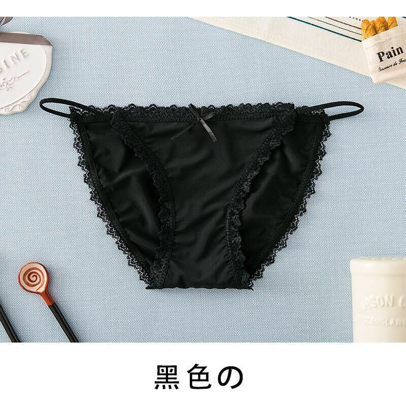 性感蕾丝透气少女 1条黑色>流行女子美女时尚女裤头女裤衩内衣裤 m