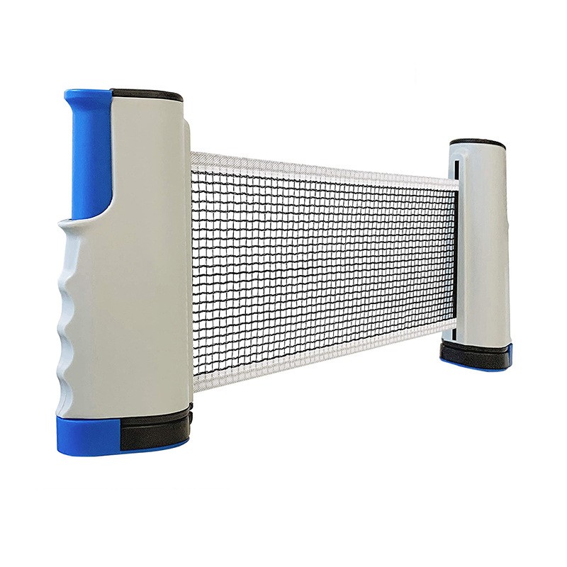 5英寸自由可伸缩乒乓球网架校园训练乒乓球网 灰蓝