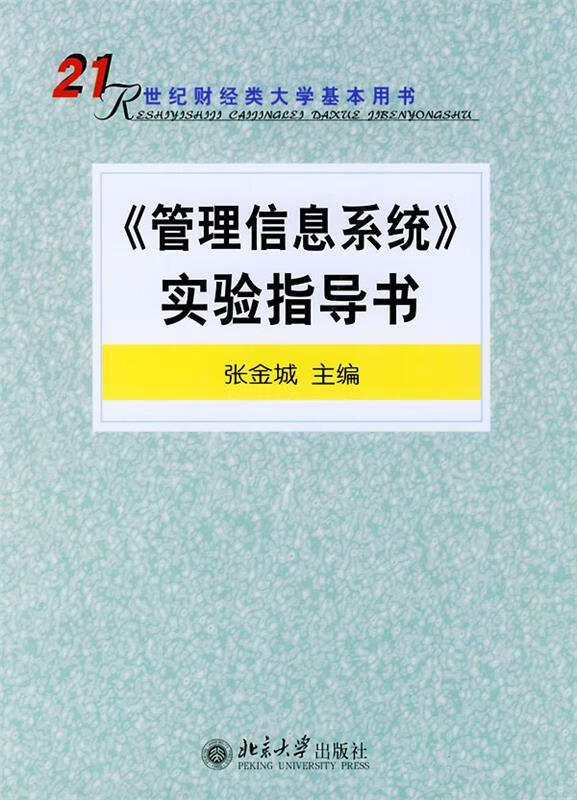 管理信息系统实验指导书 张金城【正版】
