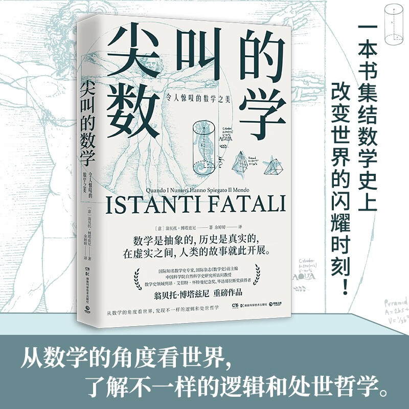 【写给文科生的数学思维书】尖叫的数学-令人惊叹的数学之美 数学史专家国际杂志《数学史》前主编翁贝托·博塔兹尼带你从数学的角度看世界